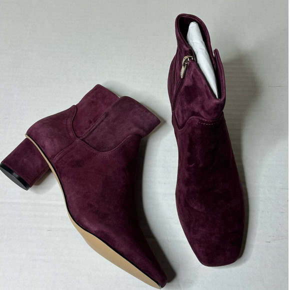 Draper James Burgundy Bethany Bootie NEW Size 10 - Picture 4 of 11